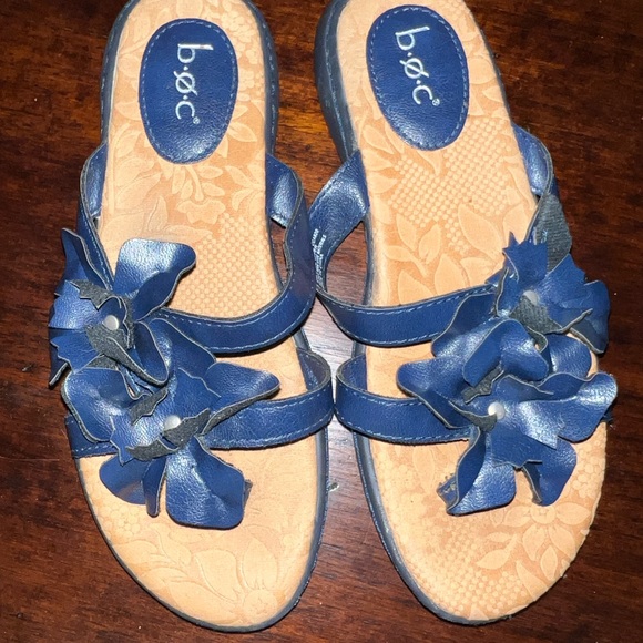 bOC Sandle blue leather‎ size 6 - Picture 1 of 4